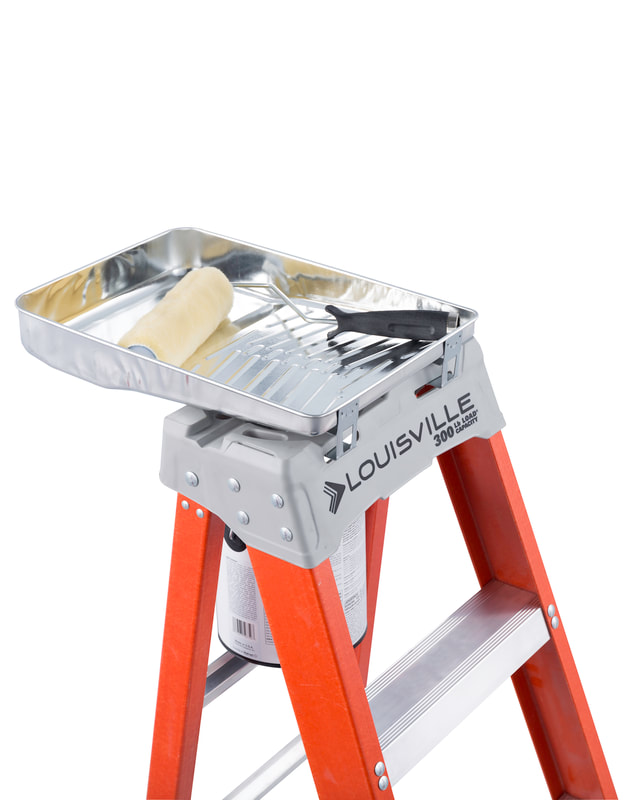 Louisville Ladder FS1502 2-Foot Fiberglass Step Stool – 300 Lb Capacity, ANSI/OSHA Compliant