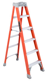 FS1500 Series Fiberglass Step Ladder 300lb Capacity
