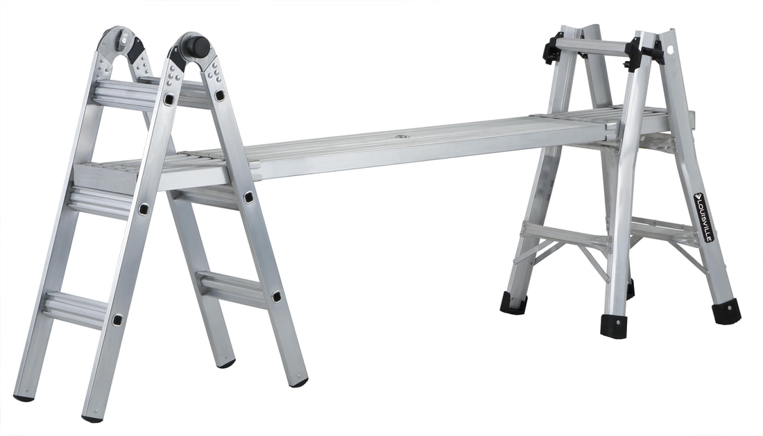L-2098 Series Aluminum Multipurpose Ladder