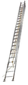 AE1660 Aluminum 3-Section Extension Ladder 250lb Capacity