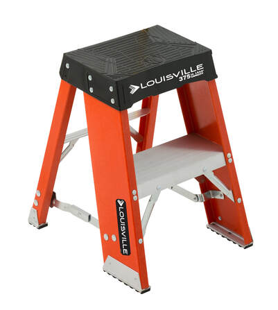 FY8000 Series Fiberglass Step Stool Ladder 375lb Capacity