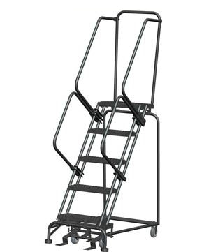 Steel Rolling Warehouse Ladder