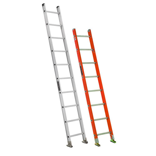 Aluminum Straight Ladder Fiberglass Straight Ladder